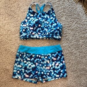 Kids Blue Patterned Matching Set